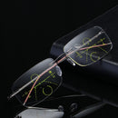 KCASA Rimless Progressive Multifocal Presbyopia Intelligent Best Reading Glasses Resin Lens