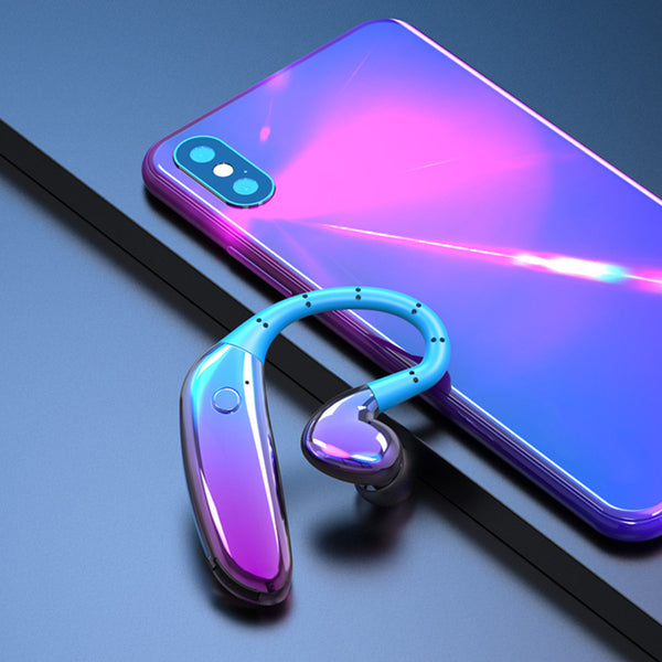 Single bluetooth 5.0 Dynamic Earphone Waterproof HiFi Large Capacity Hanging Headphone with Mic for Xiaomi Huawei