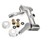 Modern Chrome Bathroom Filler Shower Bath Sink Hand Held Wall Mounted Mixer Tap Faucet