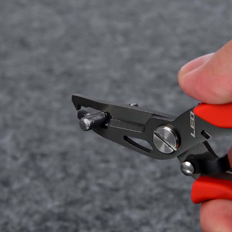 LEO 13cm Fish Grip Clamp Multifunction Fishing Pliers Portable Fishing Tools Fishing Pliers Tackle Tool