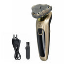 3 in 1 Multipurpose 4D Electric Shaver Rechargeable Low Noise Wet Dry Shaver Razor Beard Hair Removal Machine