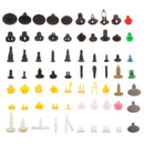 500PCS 70 Models Mixed Buckle Trim Panel Buckle Car Fastener Clip