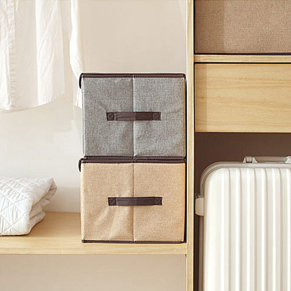 Large Double Cover Clothes Separate Storage Box Toy Storage Case Underwear Container Clothes Storage Bag