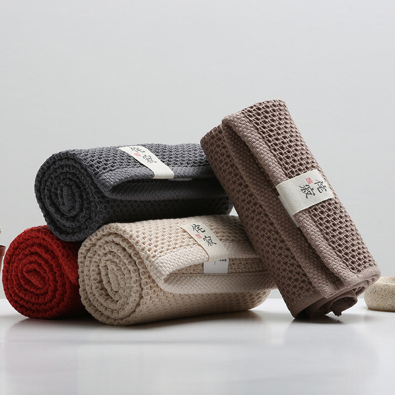 Honana HT-302 Special Weave Mesh Design Soft Pure Cotton Fast Drying High Absorbent Bath Beach Towel