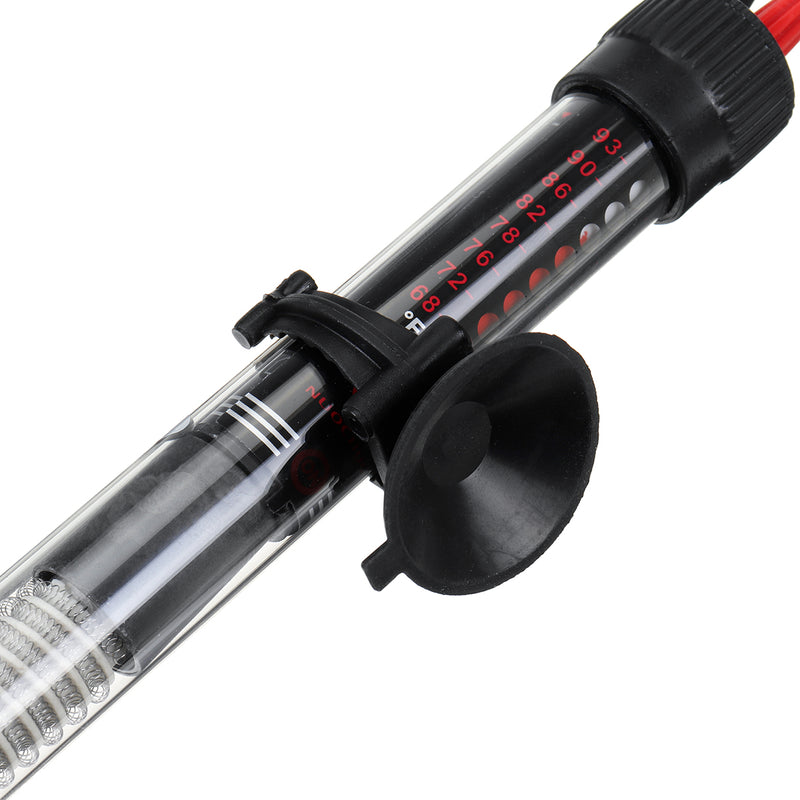 25/50/100/200/300W 220V Aquarium Fish Tank Submersible Water Heater Double-layer Waterproof Heating Rod