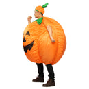 Halloween Pumpkin Inflatable Clothes With Blower Party Cosplay Tools Tops