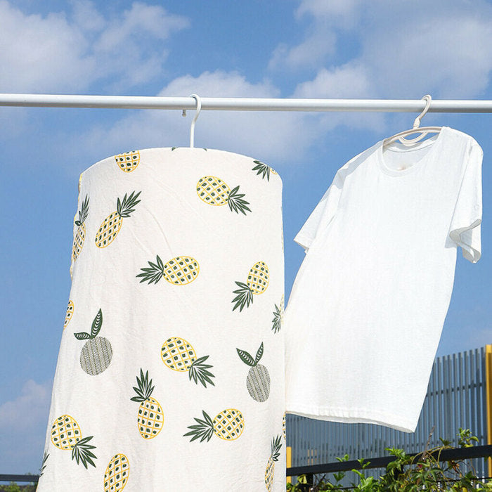 KCASA Creative Snail Spiral Drying Rack Spiral Shaped Hanger Rotating Quilt Storage Rack Quilt Curtains Blanket Rack Good For Outside Window Indoor Balcony