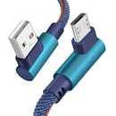 Bakeey 2.4A Type C Micro USB Denim Braided Data Cable For Xiaomi Mi8 Mi9 HUAWEI P30 Pocophone S9 S10 S10+