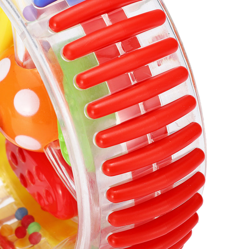 Baby Kid Rainbow Creative Observe Ferris Wheel Rattle Educational High Chair Toys