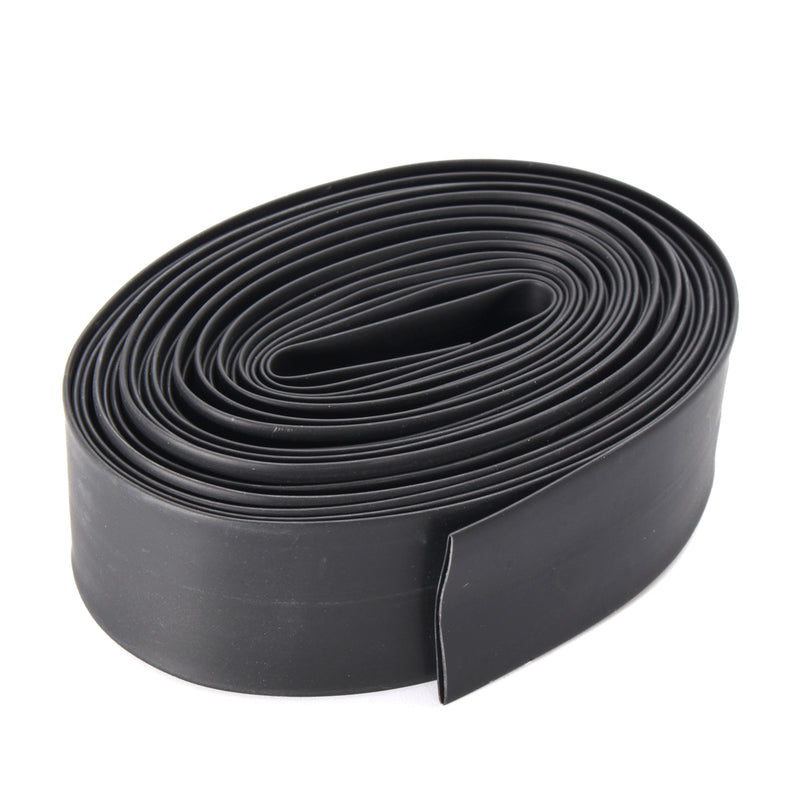 5m Black 2:1 Heat Shrink Tubing Tube Sleeve Wrap Wire Cable 15/20/25/30/35/40mm