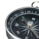 44mm Metal Compass Aluminum Shell With Key Ring Compass
