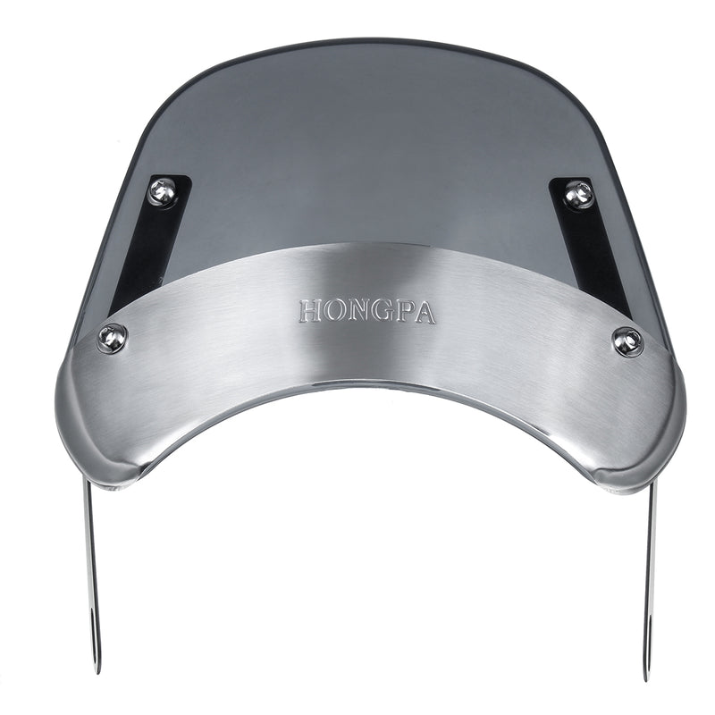 5-7 inch Headlight Universal Motorcycle Windshield Flexible Extension Spoiler Windscreen Sun Visor