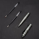 Outdoor Aluminum Alloy Tungsten Steel Head Tactical Pen Self De-fense Anti-wolf Protection Pen Survival Safe Security Tool