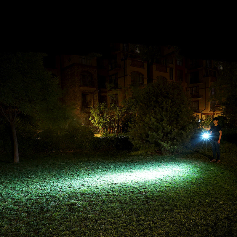 MecArmy 560 Lumens Flashlight 115 dB Siren Alarm USB Rechargeable Camping Lamp Hunting Emergency Lanten