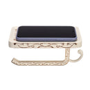 Bathroom Wall Mount Toilet Roll Paper Towel Holder Mobile Phone Storage Shelf