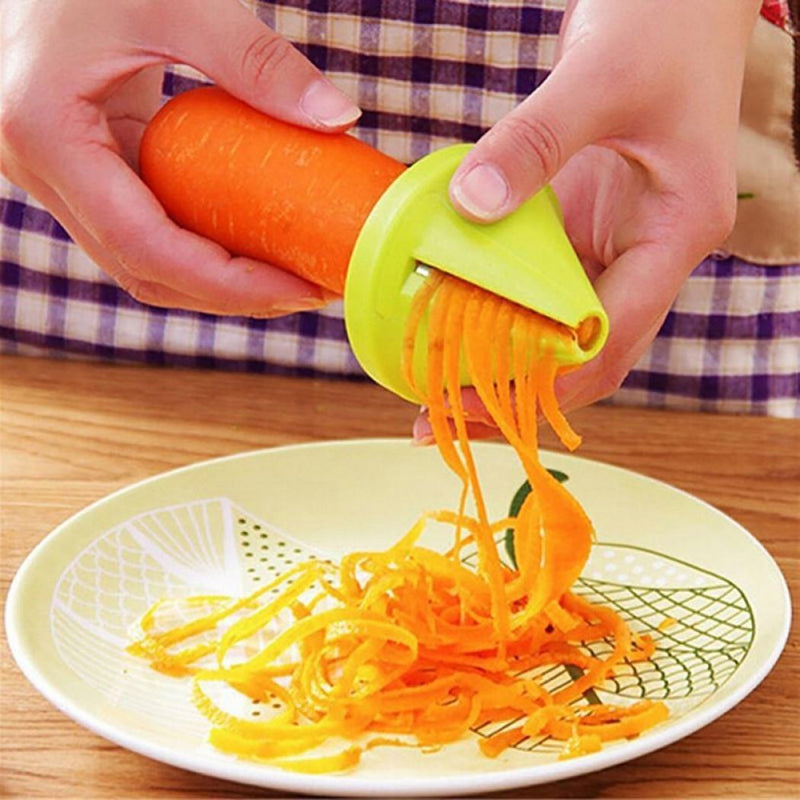 1Pc Kitchen Gadget Funnel Vegetable Carrot Radish Cutter Peeler