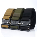 125cm ENNIU BS6S 3.8cm Nylon Tactical Belt Heavy Duty Waist Belts Alloy Buckle Rigger Military Waistband