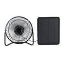 10W Solar Panel Powered Fan RV Touring Car Camping Pet Chicken House Ventilator