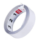 Drillpro Nylon Cover Waterproof Steel Self Adhesive Metric Ruler Miter Track Tape Measure Steel Miter Saw Scale for T-track Router Table Band Saw Woodworking Tool