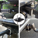 Stainless Steel Hitch Tightener for 1.25/2 inches Hitches Anti-Rattle Stabilizer Lock Down Tow Trailer Clamp