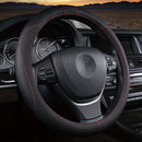 Breathable 38cm PU Leather Non-slip Car Steering Wheel Covers for Toyota/Honda/Nissan/Mazda