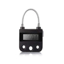 99 Hours USB Rechargeable Time out Padlock Max Timing Lock Digital Timer Alarming Padlock w/ LCD Display Screen