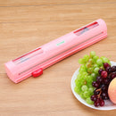 Plastic Vegetable Food Wrap Cutter Film Dispenser Cling Foil Kitchen Storage Holder Tool