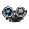 DC12V 2 Head 360Rotation Car Auto Vehicle Cooling Air Fan Silent Cooler 2 Speed