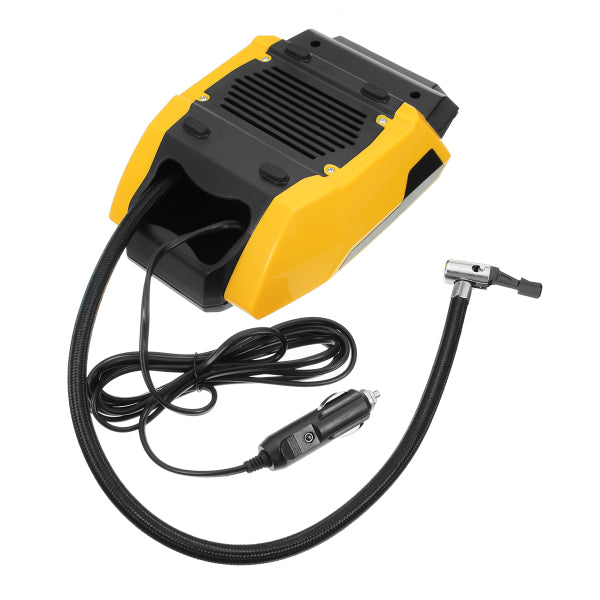 DC 12V 260PSI Motorcycle Tire Inflator Digital Display Electric Rubber Boat Auto Air Compressor