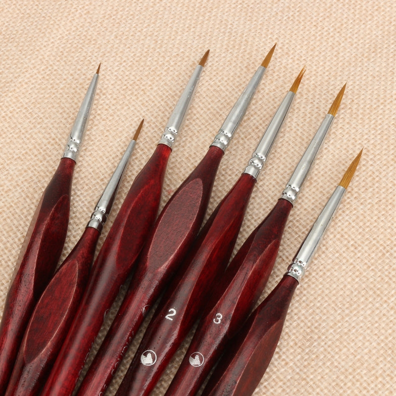Micro Detail Paint Brush Set Tiny Professional Detail Painting Brush Kit Miniature Art Brushes
