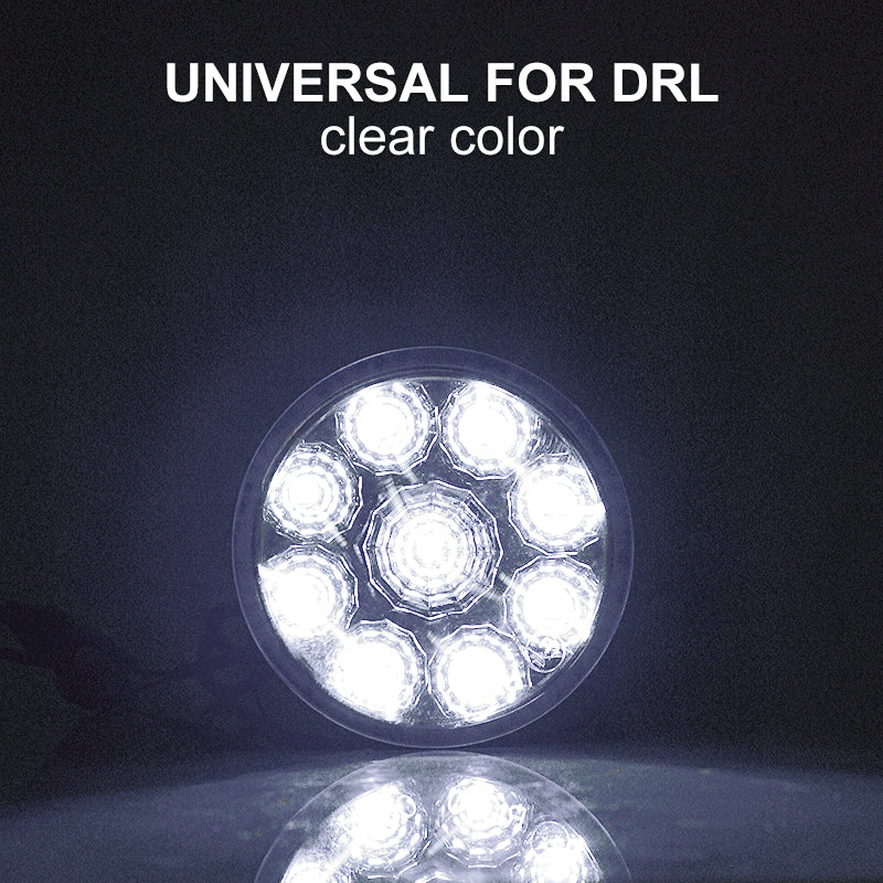 CNSUNNYLIGHT 2Pcs OSR LED Headlight Daytime Running Light Assembly White 12V Auto DRL Fog Day Light Replace For Toyota Car-Styling Accessories