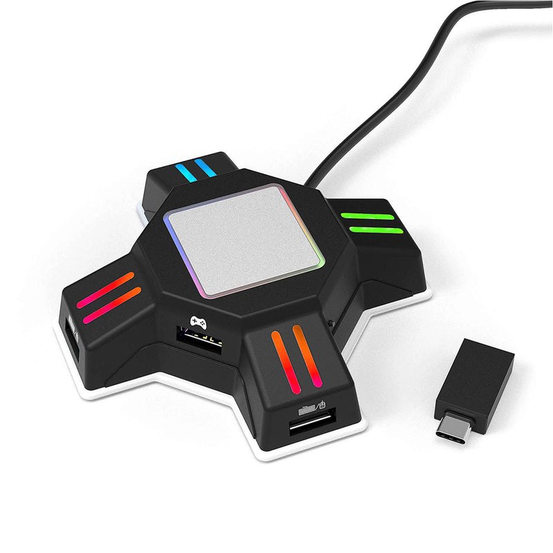 Keyboard Mouse Adapter Gamepad Converter Controller USB Hub For PS4 PS3 XOne FPS Game