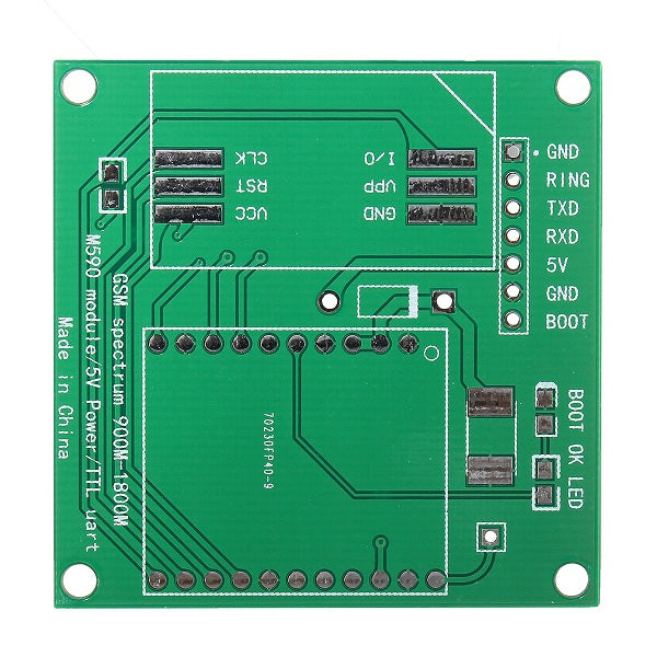 DIY M590E GSM GPRS Communication Module Kit Dual Band 900/1800MHZ 85.6 Kbit/s 900m-1800m For