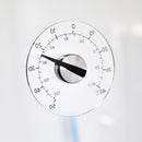 Outdoors Household Centigrade Analog Thermometer Transparent Temperature Monitoring Meter Temperature Detector Glass Sticking Paste Glass