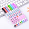 8pcs Mixed Colour White Board Bright Marker Fine Pen bullet Tip Pens Easy Dry Wipe