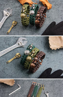 Outdoor Survival Military Rule Umbrella Rope Helmet Shield Umbrella Rope Survival Bracelet