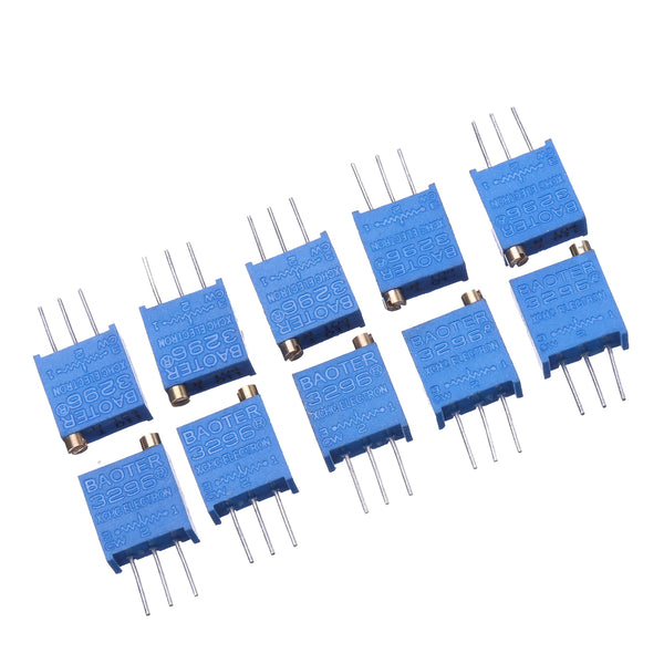 100pcs 3296W 100K ohm Trimpot Trimmer Potentiometer