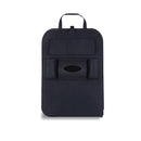 Car Seat Back Storage Organizer Pad Bag Foldable Table Tray Auto Accessories