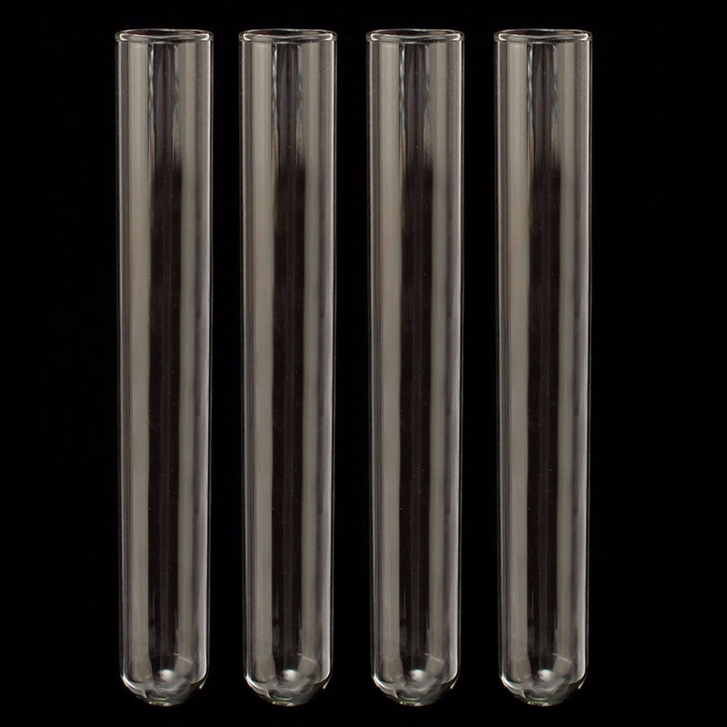 4pcs Borosilicate glass tube length 150mm diameter 20mm Test Tube Glassware high temperature Tube