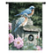 28''x40'' Bluebirds Spring Season Welcome House Garden Flag Yard Banner Decorations