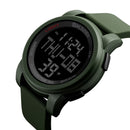 SKMEI 1317 Digital Watch Pedometer Calorie Tracking Men LED Countdown Sport Watches