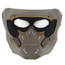 WoSporT Skull Airsoft Paintball Mask Full Face Tactical Halloween Party Mask