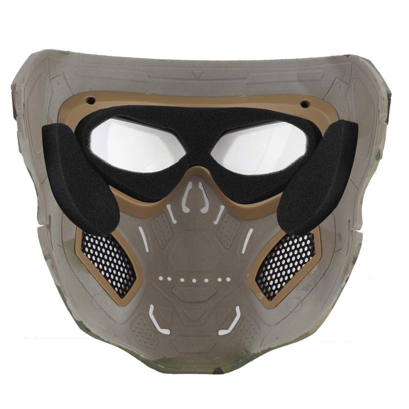 WoSporT Skull Airsoft Paintball Mask Full Face Tactical Halloween Party Mask