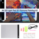 9Pcs A4 LED Light Pad Light Board Stand Holder Diamond Paintings Tool