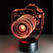 Digital Camera 3D LED Lights Colorful Touch Night Light Christmas Gift