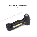 Multifunction EDC Tool USB 1200mAh Flashlight Hammers Cutter Magnetic Emergency Survival Tool