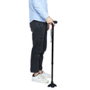 Smart Cane Adjustable Height FM Radio LED Flashlight Trekking Pole Hiking Climbing Sitck