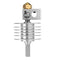 Aluminum Alloy MK8 M6 Thread Extruder Extrusion Head Built-in Teflon Tube For 1.75mm Filament DIY 3D Printer Part