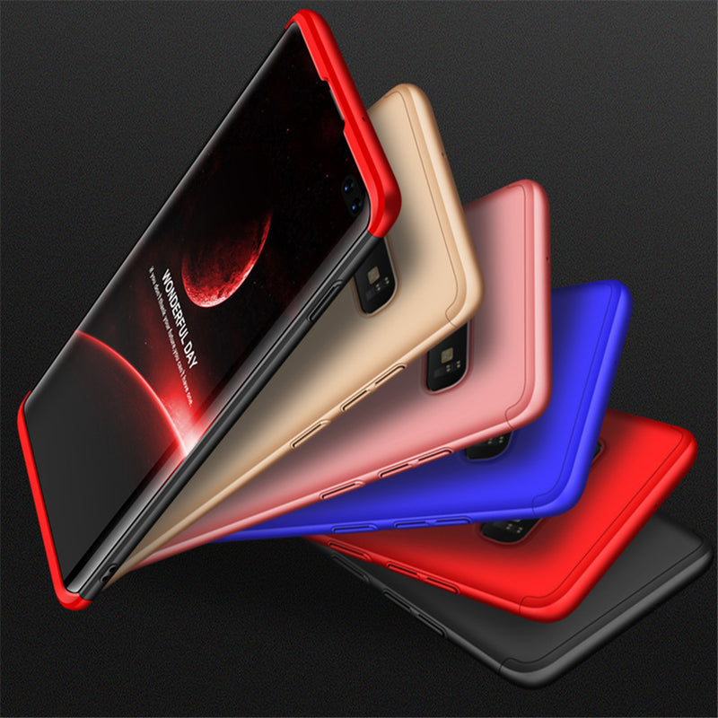 Bakeey 3 in 1 Double Dip 360 Full Cover Hard PC Shockproof Protective Case for Samsung Galaxy S10 Plus / S10+