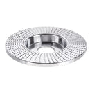 Drillpro 100x16/110x22mm Plane Wood Carving Disc Shaping Disc Tungsten Carbide Angle Grinding Wheel Sanding Carving Rotary Tool Abrasive Disc for Angle Grinder